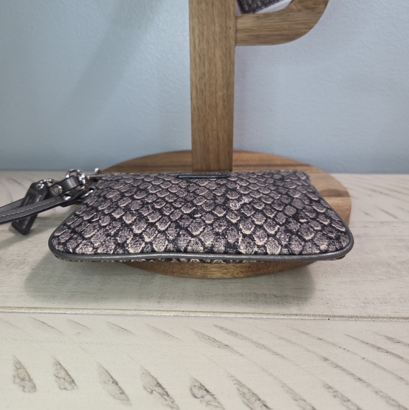 Coach Taylor Sateen Snake Print Wristlet, EUC - Picture 9 of 14